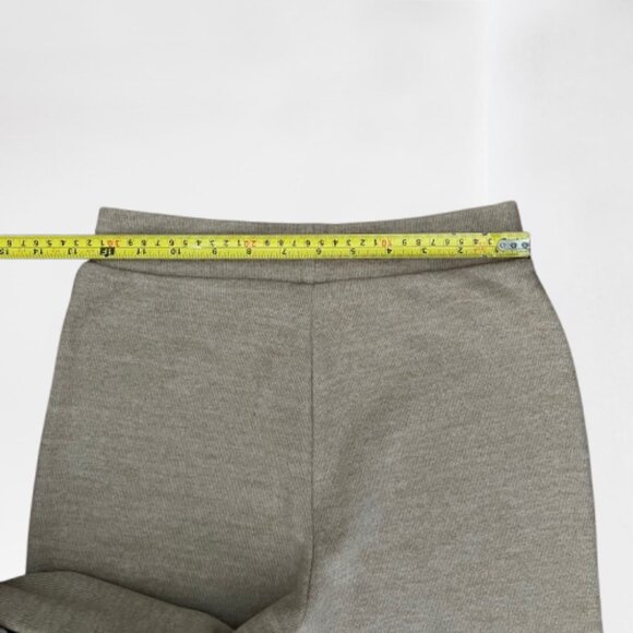 NEW Zara Straight Wide Leg Lounger Knit Culottes Pants in Taupe, Size S - Picture 11 of 13